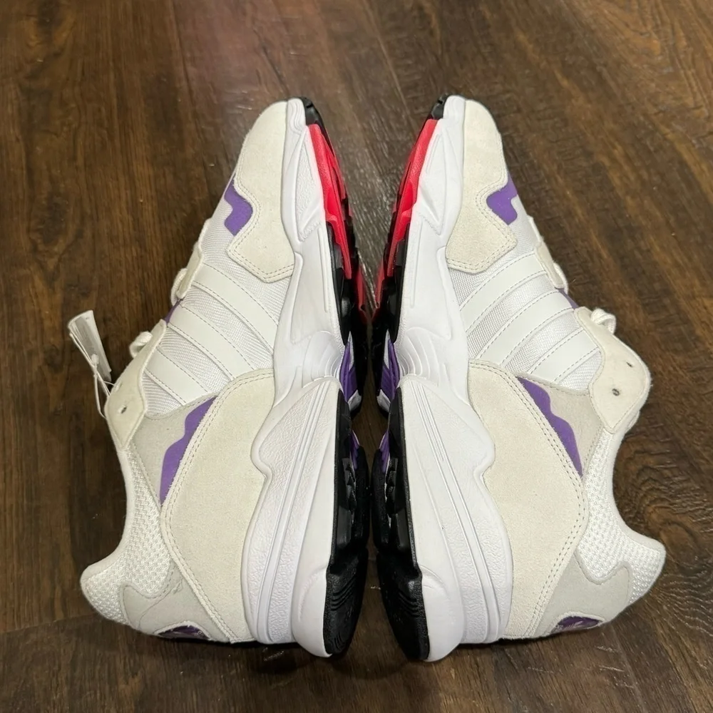 Adidas Yung-96 Cloud White Active Purple Sneaker Size 11 Men